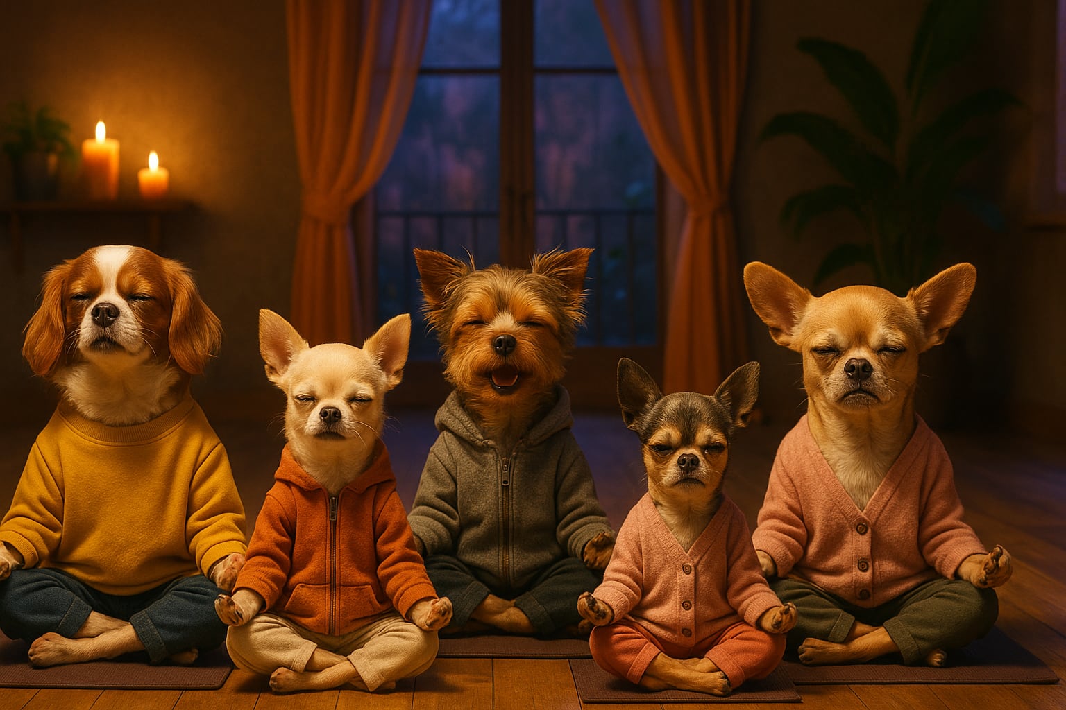 small dogs relaxation